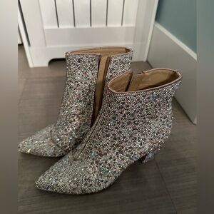 Betsey Johnson Cady Rhinestone boots